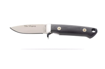 Image of Knives of Alaska Legacy Fixed Blade Knife, 3.25in, Magnacut Stainless Steel, Drop Point Blade, G10, Black, 00965FG