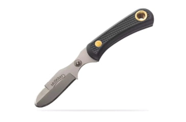 Image of Knives of Alaska Muskrat / Cub Bear Combo Fixed Blade Knives, 2.25in / 2.75in, CPM-S30V Stainless Steel, Round Point/Caping Blade, Santoprene, Black Handle, 00102FG