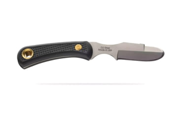 Image of Knives of Alaska Muskrat / Cub Bear Combo Fixed Blade Knives, 2.25in / 2.75in, CPM-S30V Stainless Steel, Round Point/Caping Blade, Santoprene, Black Handle, 00102FG