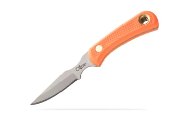 Image of Knives of Alaska Muskrat / Cub Bear Combo Fixed Blade Knives, 2.25in / 2.75in, CPM-S30V Stainless Steel, Round Point/Caping Blade, Santoprene, Orange Handle, 00104FG