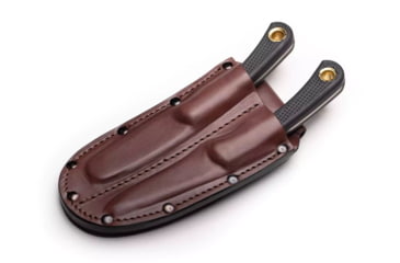 Image of Knives of Alaska Muskrat/Cub Bear Combo Fixed Blade Knives, 2.25in/2.75in, Magnacut Stainless Steel, Round Tip/Caping Blade, Suregrip, Black, 00105FG