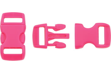Image of Knotty Boys Hard Plastic Buckle-50 Piece, Neon Pink, 3/8in. KYBZ05NP