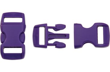 Image of Knotty Boys Hard Plastic Buckle-50 Piece, Purple, 3/8in. KYBZ05P