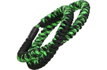 Image of Knotty Boys Zombie Cord Necklace, Neon Green-Black KYN000