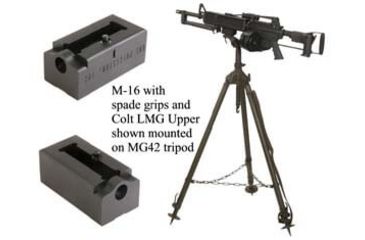 Image of KNS Precision MG42 Tripod to Colt Light Machine Gun Adapter, Black ADAPTER