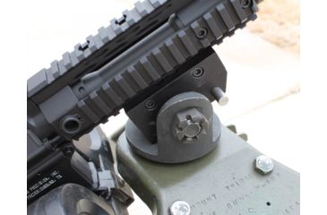 Image of KNS Precision Picatinny Rail Adapter to .30 Cal Pintle or M60 Gooseneck, Black ADAPTER 30