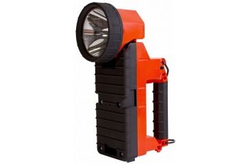 Image of Koehler Bright Star Gen II Lighthawk LED 4-cell w/Charger Base &amp; 220V Euro Plug Orange Flashlight, 9.5 7650
