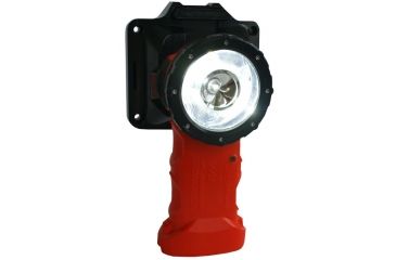 Image of Koehler Bright Star ResponderRA LED w/Charger Base &amp; 120V AC &amp; 12/24V DC Plugs, Div 1, Orange 510221 UTIL