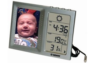 Image of Konus Fototempo Digital Thermo-Hygro Barometer Photo Holder 6172