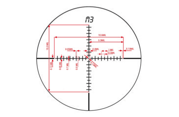 Image of Konus KONUSPRO-EL30 Rifle Scope, 4-16x44mm, 30mm tube, LCD, 10 Interchangeable Reticles, Black, 7330