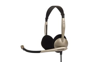 Image of Koss CS100 Gaming Headset, Titanium/Black, NSN 5965-32-015-8412 , 5965320158412, CS100