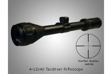Image of Kruger Optical K3 4x-12 x 40mm Adjustible Objective TacDriver Entry Level Rifle Scope 63331