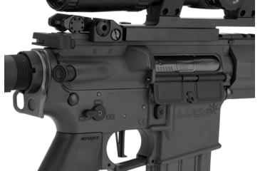 Image of Krytac / KRISS USA War Sport Licensed LVOA-C M4 Carbine Airsoft AEG Rifle, Black, Large, KTAEG-LVOAC-BK01