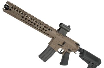 Image of Krytac / KRISS USA War Sport Licensed LVOA-S M4 Carbine Airsoft AEG Rifle, 400 FPS, Dark Earth, Large, KTAEG-LVOAS-FDE01
