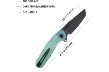 Image of Kubey Carve Nest Linerlock Jade