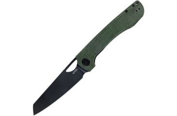 Image of Kubey Elang. Green Micarta. BLK
