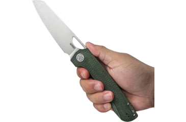Image of Kubey Elang. Green Micarta