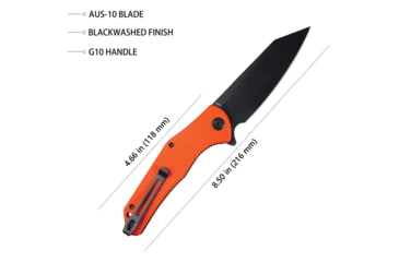 Image of Kubey Flash Linerlock Orange
