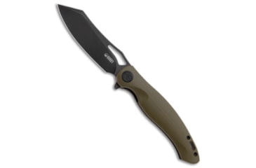Image of Kubey Kubey Drake Liner Lock Knife Green G-10 3.75&quot; Black KU239B, Green, Sandvik 14C28N, adult, BHQ-117894