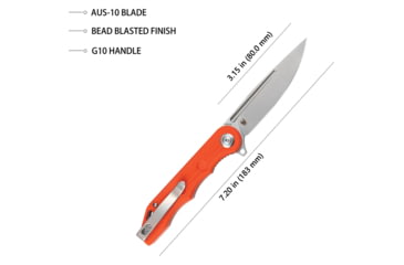 Image of Kubey Mizo Linerlock Orange