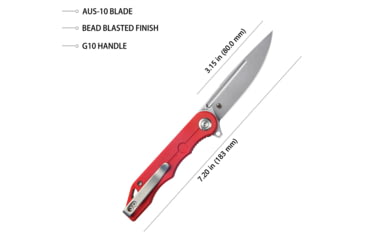 Image of Kubey Mizo Linerlock Red