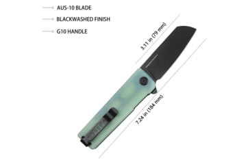 Image of Kubey Sailor Linerlock Jade