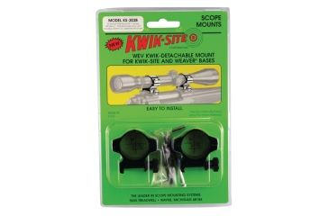 Image of Kwik-Site Weaver Style Rings Medium To 44mm Objective Black