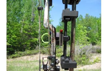 Image of Kwikee Kwiver 3 Arrow Quiver, Air Straight, Lightweight Archery Quivers, Black, K3AIRSBLK