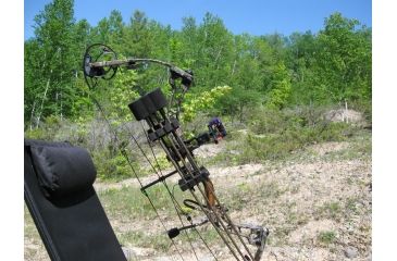 Image of Kwikee Kwiver 3 Arrow Quiver, Air Straight, Lightweight Archery Quivers, Black, K3AIRSBLK