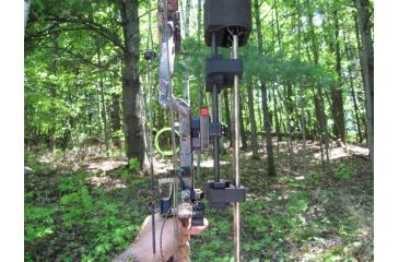 Image of Kwikee Kwiver 3 Arrow Quiver, Air Straight, Lightweight Archery Quivers, Black, K3AIRSBLK