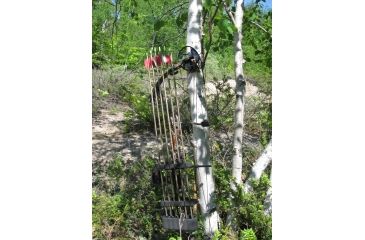 Image of Kwikee Kwiver 6 Arrow Quiver, Air Straight, Lightweight Archery Quivers, Black, K6AIRSBLK