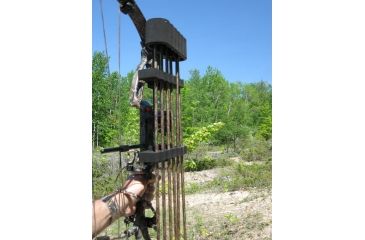 Image of Kwikee Kwiver 6 Arrow Quiver, Air Straight, Lightweight Archery Quivers, Black, K6AIRSBLK