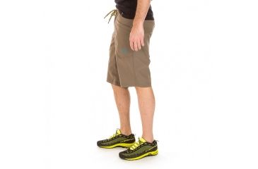 Image of La Sportiva Belay Short - Men's, Falcon Brown/Tropic Blue, Small H56-804614-S