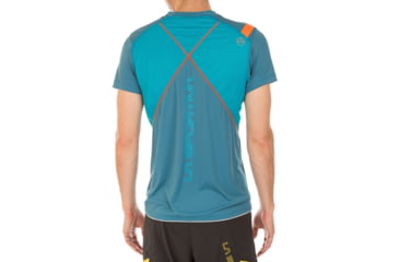 Image of La Sportiva Blitz T-Shirt - Men's, Lake/Tropic Blue, Medium J72-607614-M