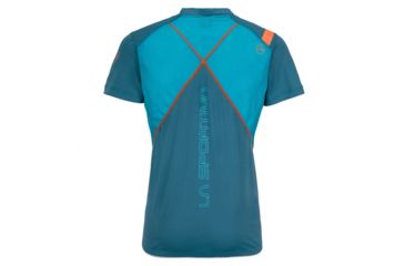 Image of La Sportiva Blitz T-Shirt - Men's, Lake/Tropic Blue, Medium J72-607614-M
