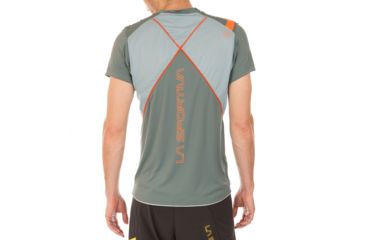 Image of La Sportiva Blitz T-Shirt - Men's, Slate/Stone Blue, Medium J72-903904-M