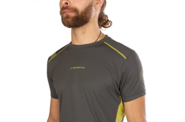 Image of La Sportiva Blitz T-Shirt - Mens, Carbon Kiwi, Large, J72-900713-L
