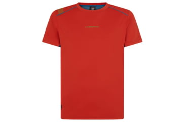 Image of La Sportiva Blitz T-Shirt - Mens, Saffron/Space Blue, Large, J72-313623-L