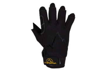 Image of La Sportiva Ferrata Gloves, Black, Medium, Y57-999999-M