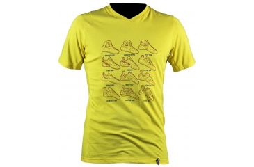Image of La Sportiva Heritage T-Shirt - Men's -Yellow-X-Large