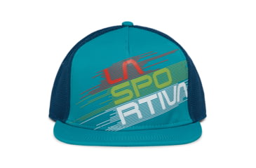 Image of La Sportiva Stripe Evo Trucker Hat, Lagoon/Storm Blue, Large, Y41-638639-L