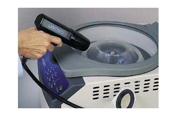 Image of Labconco CentriVap Centrifugal Concentration System Accessories, Labconco 7460900 Clear Polypropylene Canister With Bracket