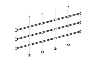 Image of Labconco Distillation Grid Kits for Protector, Premier and XStream Fume Hoods, Labconco 9725204 Grid Kit For 1.2 m (4') Hoods