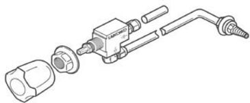 Image of Labconco Fixture and Faucet Kits for Protector Laboratory Hoods, Labconco 9809700 Service Fixture Kits Oxygen