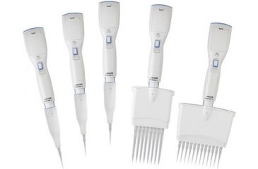 Image of Labnet Biopette E Single Channel Electronic Pipette, 100-1000µl With Shelf Clip, One Battery And Charging Adapter, 120v P3600-1000