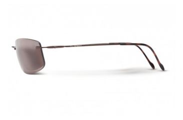 Image of Maui Jim Lahaina Sunglasses w/ Metallic Gloss Copper Frame and Maui Rose Lenses - R450-23, Side View