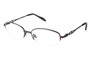 Image of LAmy C By 520 Eyeglass Frames - Frame GUNMETAL/BURGDY, Size 53/17mm CYCBL52003