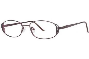 Image of LAmy C by L'Amy 505 Single Vision Prescription Eyeglasses - Frame Eggplant, Size 49/16mm CYCBL50501