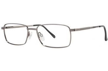 Image of LAmy C by L'Amy 600 Single Vision Prescription Eyeglasses - Frame Gunmetal, Size 55/18mm CYCBL60001