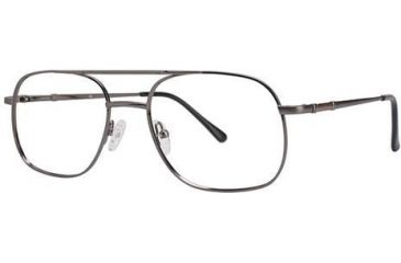 Image of LAmy C By L'Amy 607 Progressive Prescription Eyeglasses - Frame Gunmetal/Satin, Size 55/19mm CYCBL60701